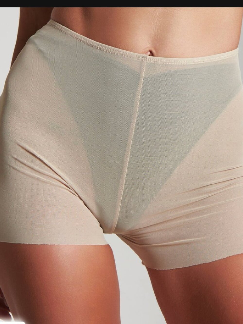 Like New Harna Mesh Dance Shorts  -  Nude, Size M (Fits size S)